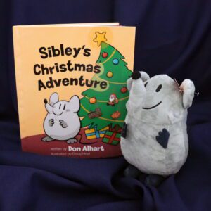 Sibley’s Christmas Adventure Book and Plush Mouse Combo